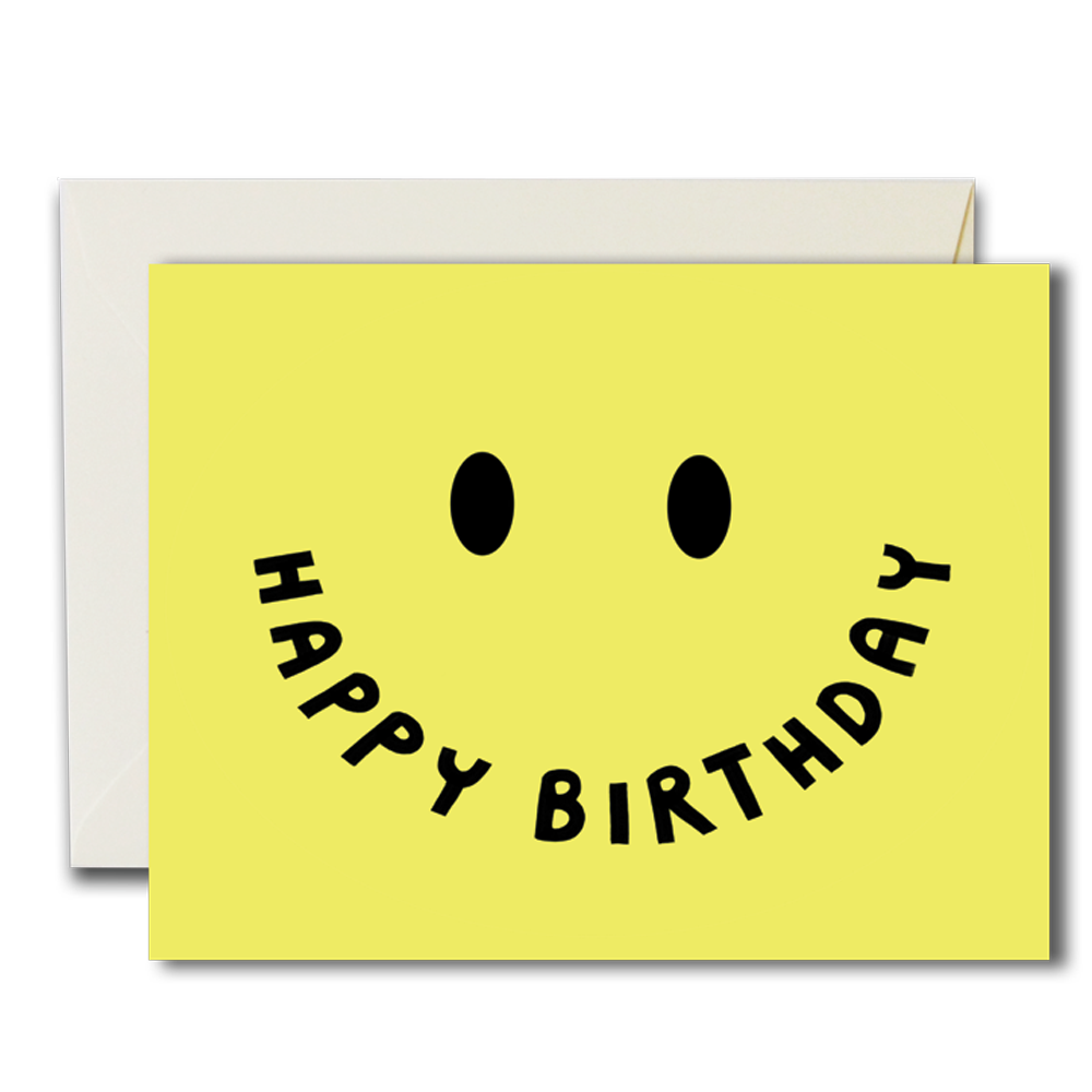 Smiley Birthday Card