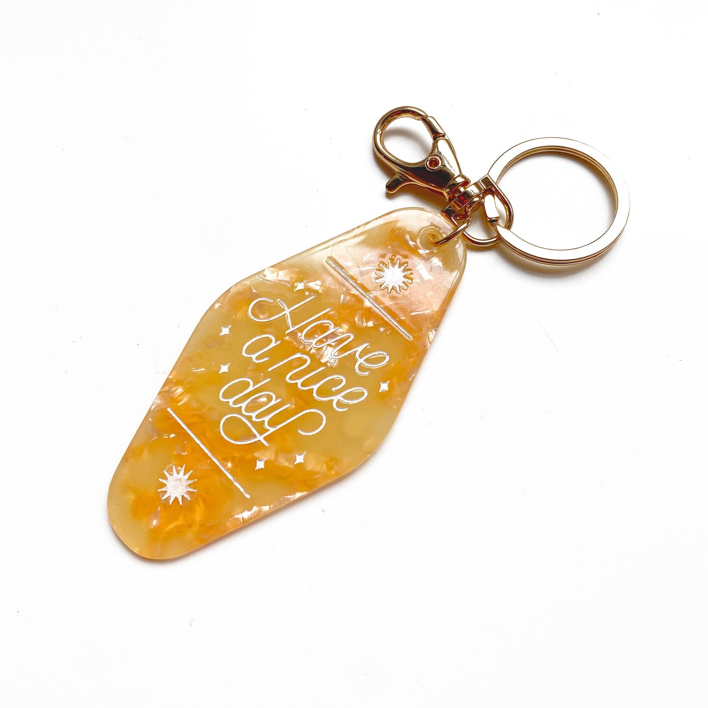 Gemini Horoscope Motel Keychain