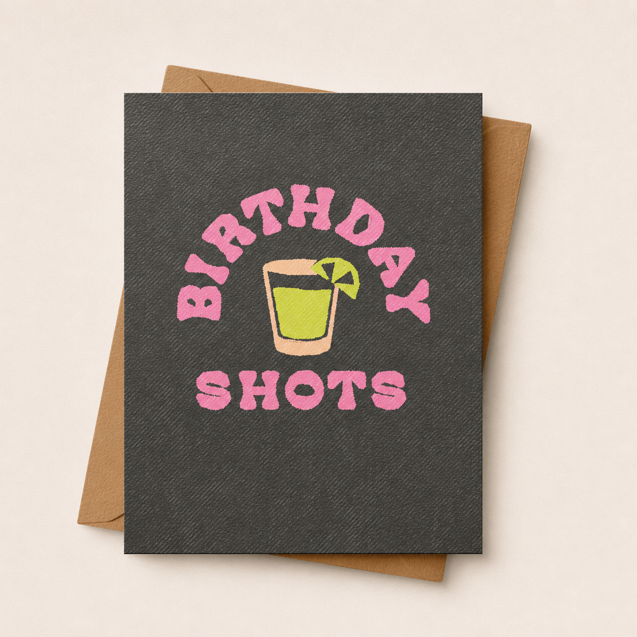 Drinking Shots Birthday Card