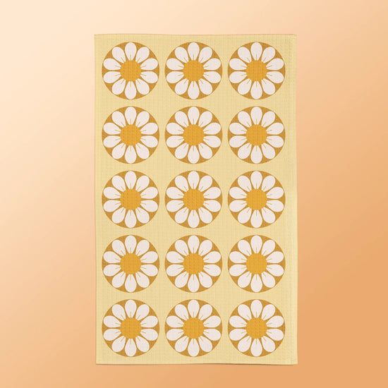 Load image into Gallery viewer, Kitchen Towel - Retro Flower
