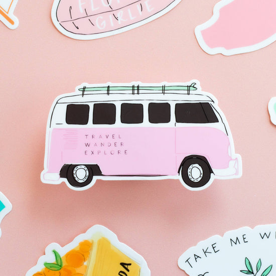 The Pink Van Sticker