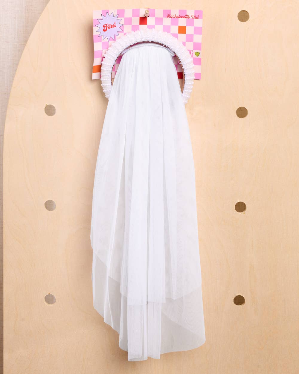 Bachelorette Party Bridal Gift - Headband w/ Removable Veil