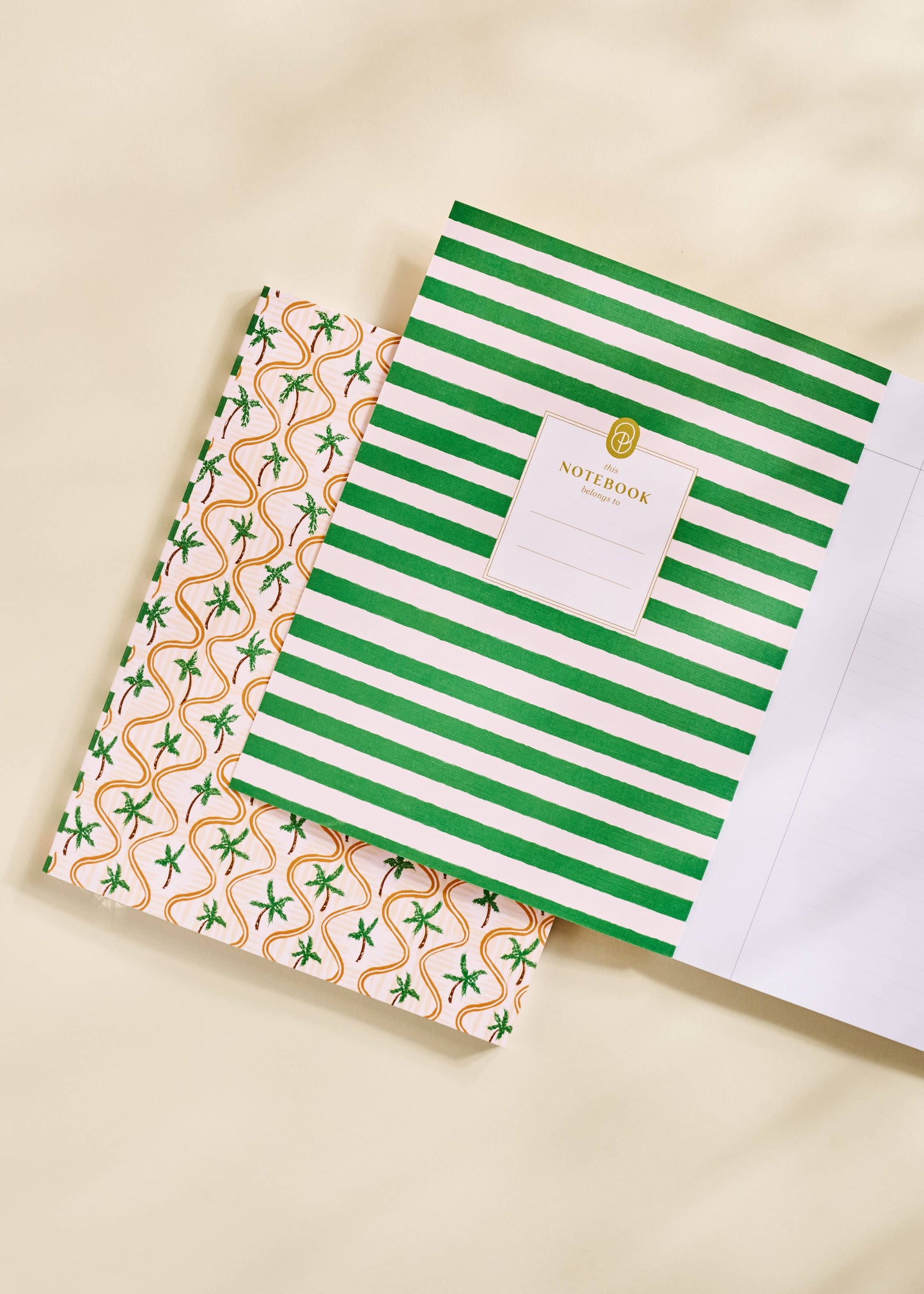 Sunset Palms Lined Journal