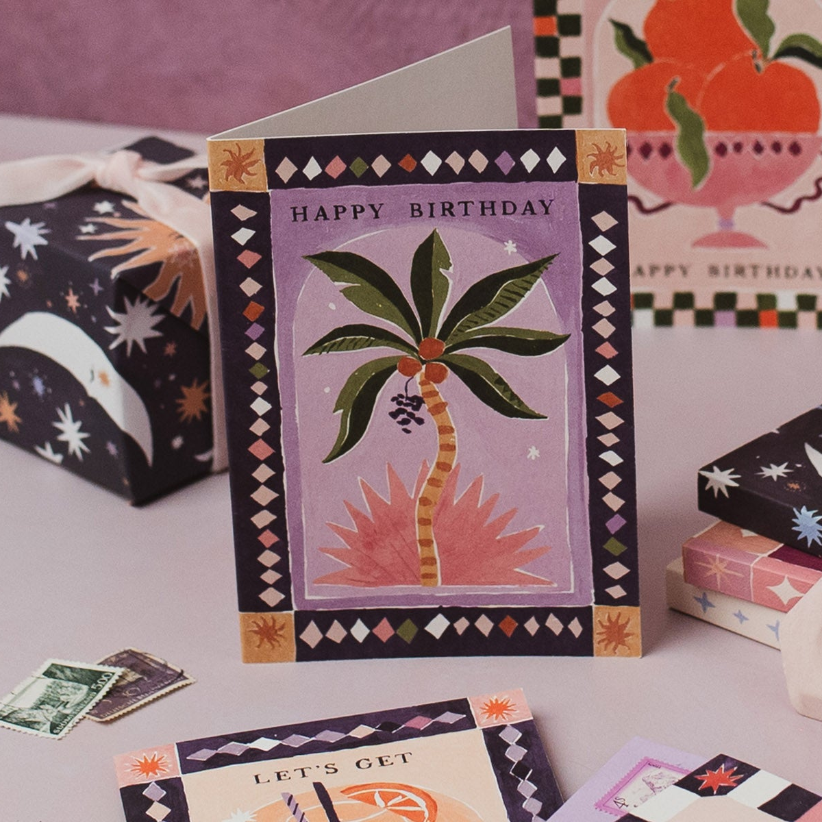 Tropical Summer Birthday Card
