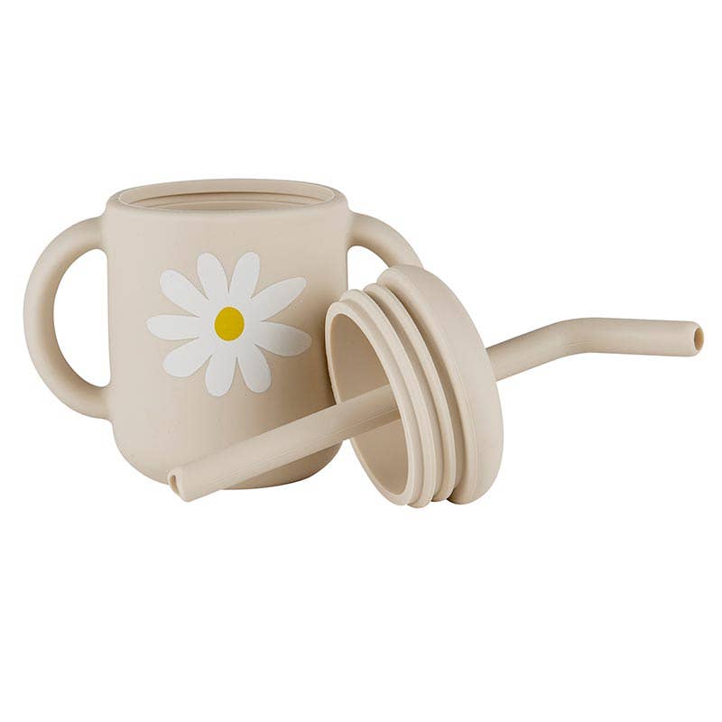 Silicone Sippy Cup - Daisy