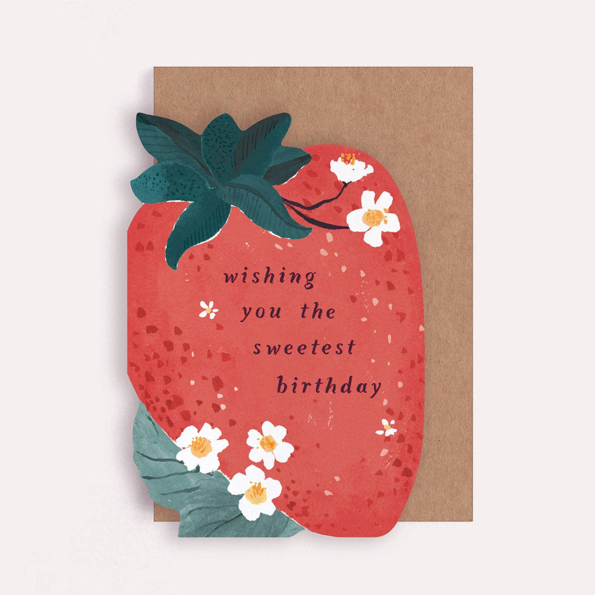 Sweet Strawberry Birthday Card