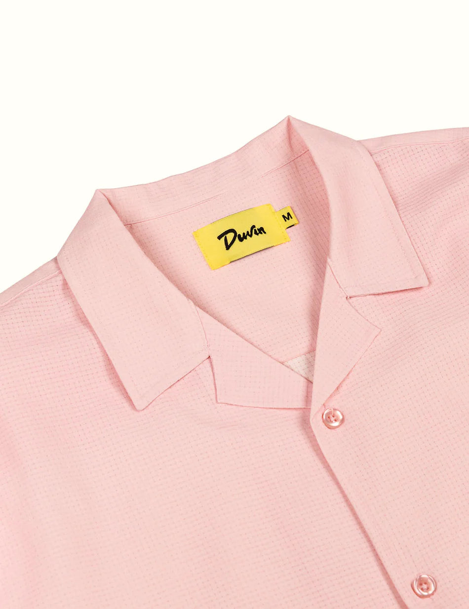 Duvin Basics Leisure Stretch Buttonup Blush