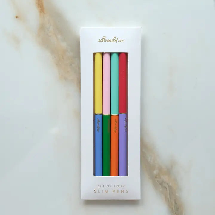 Slim Pens Set of Four | Rainbow
