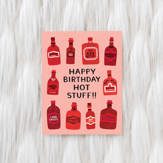 Hot Stuff Birthday Greeting Card