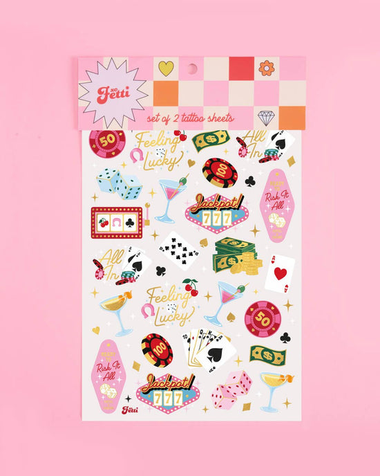 Casino Temporary Tattoos