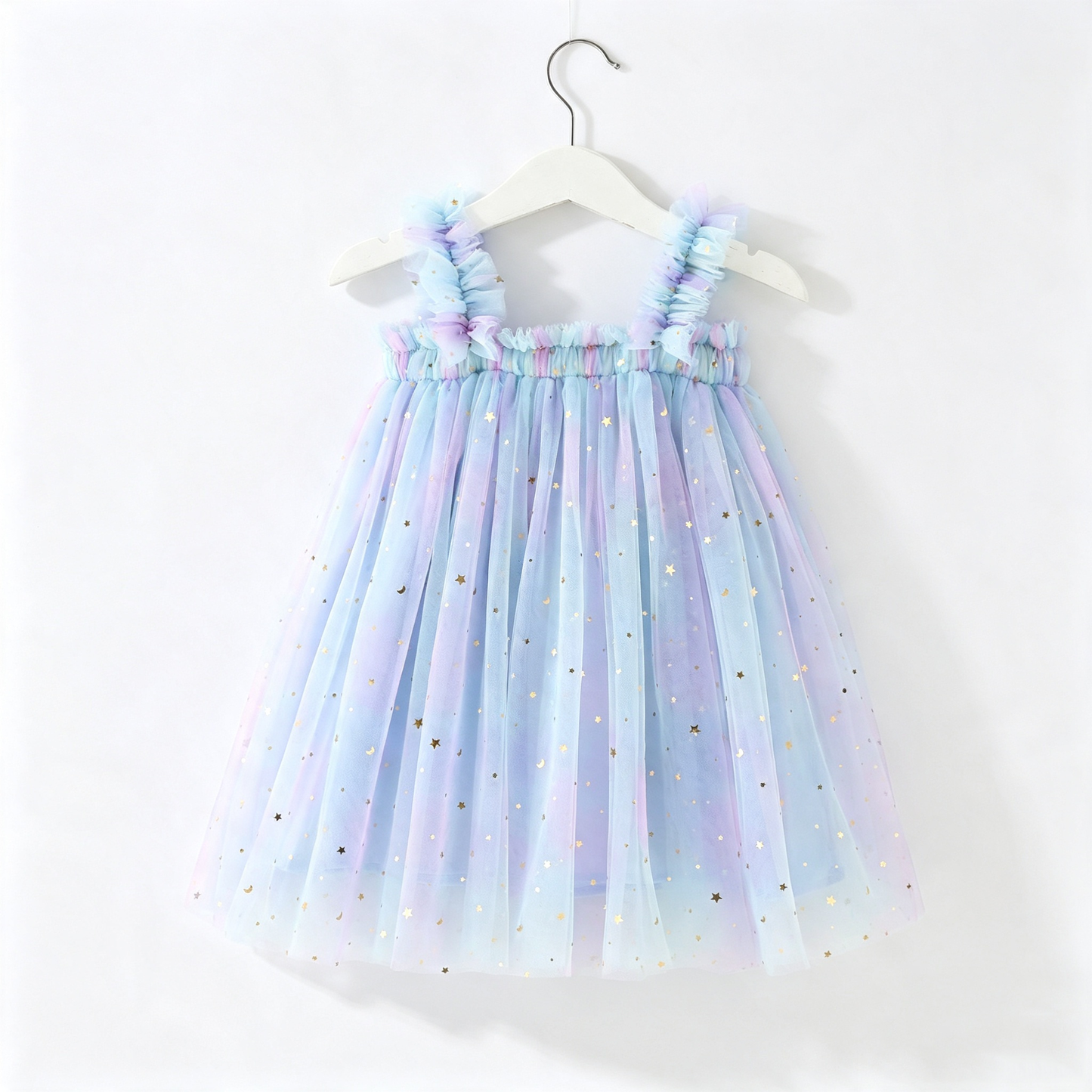 Girls Tutu Princess Rainbow Dress