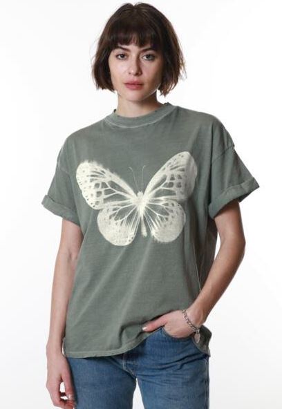 Girl Dangerous Cyanotype Butterfly Graphic Tee