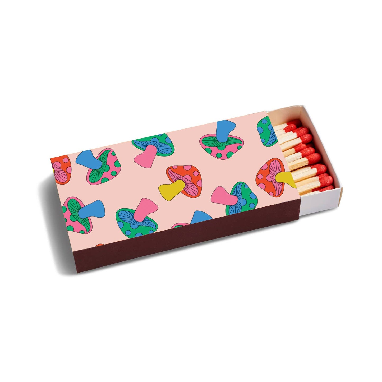 Mushroom Matchbox | Colorful Box Matches | Groovy Gift