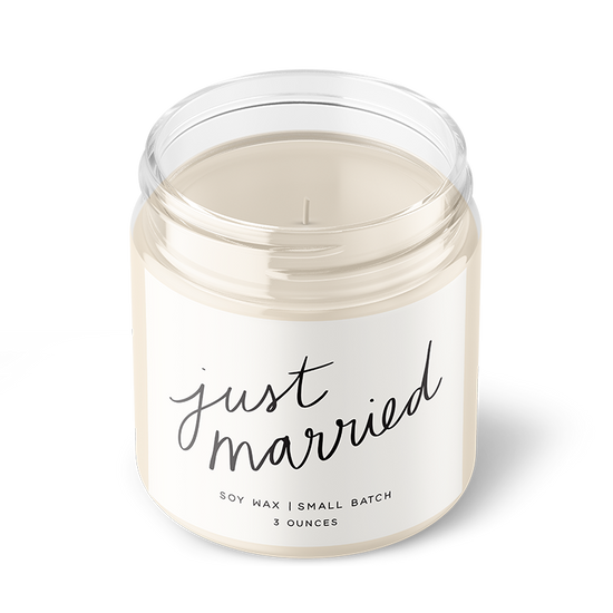 Just Married 3oz Soy Candle
