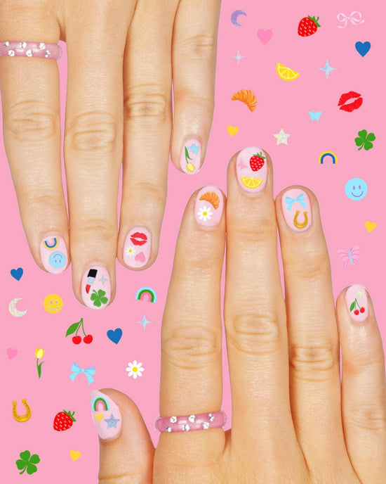 Cute Girl Nail Stickers