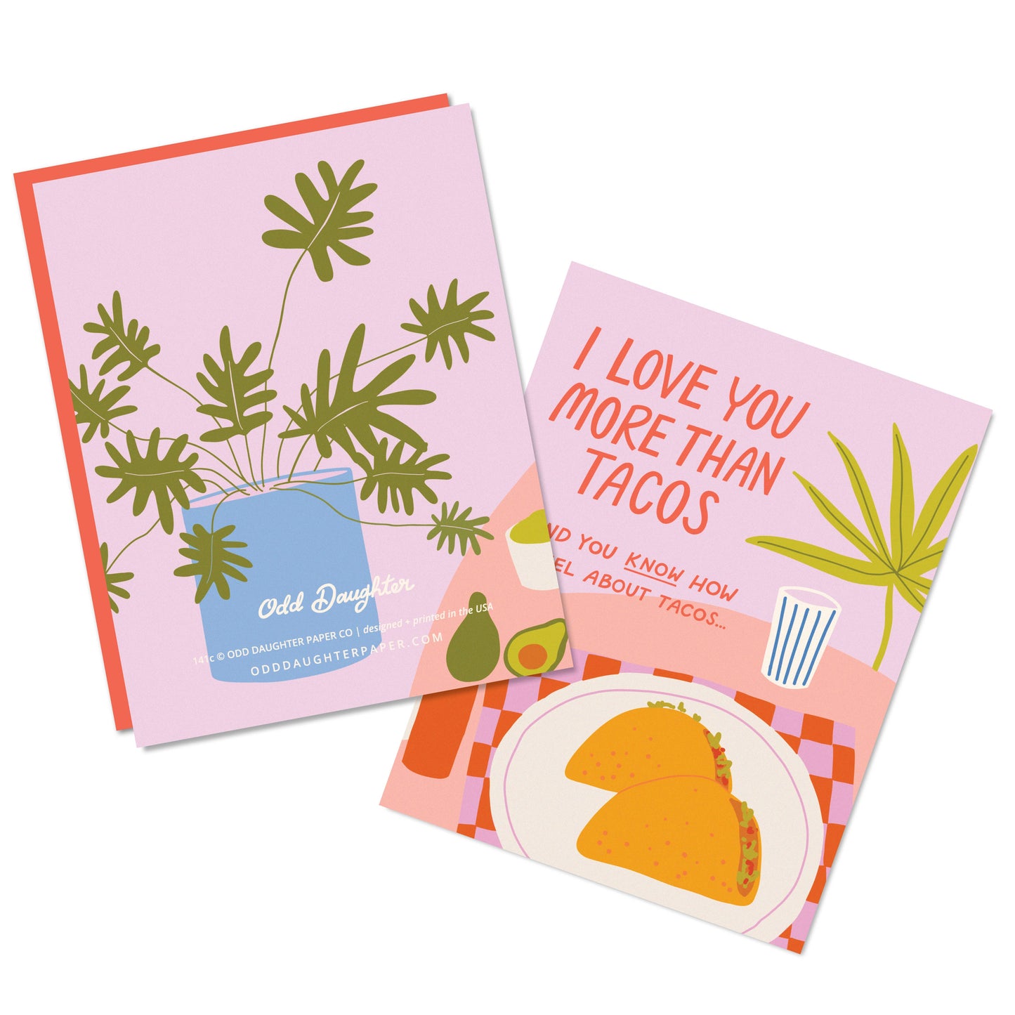 Tacos Love Anniversary Card