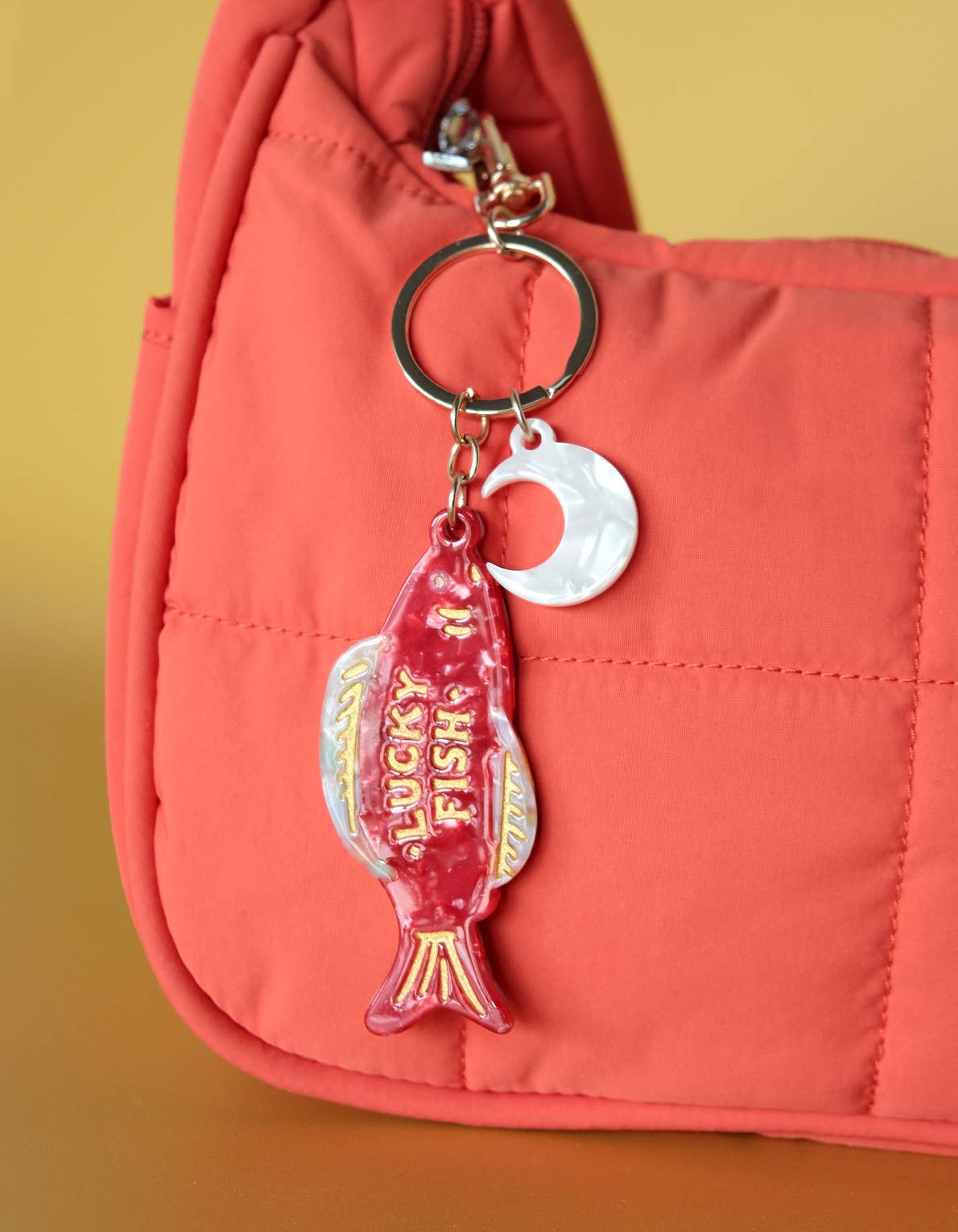 Lucky Bag Charm/Keychain Good Fortune Fish