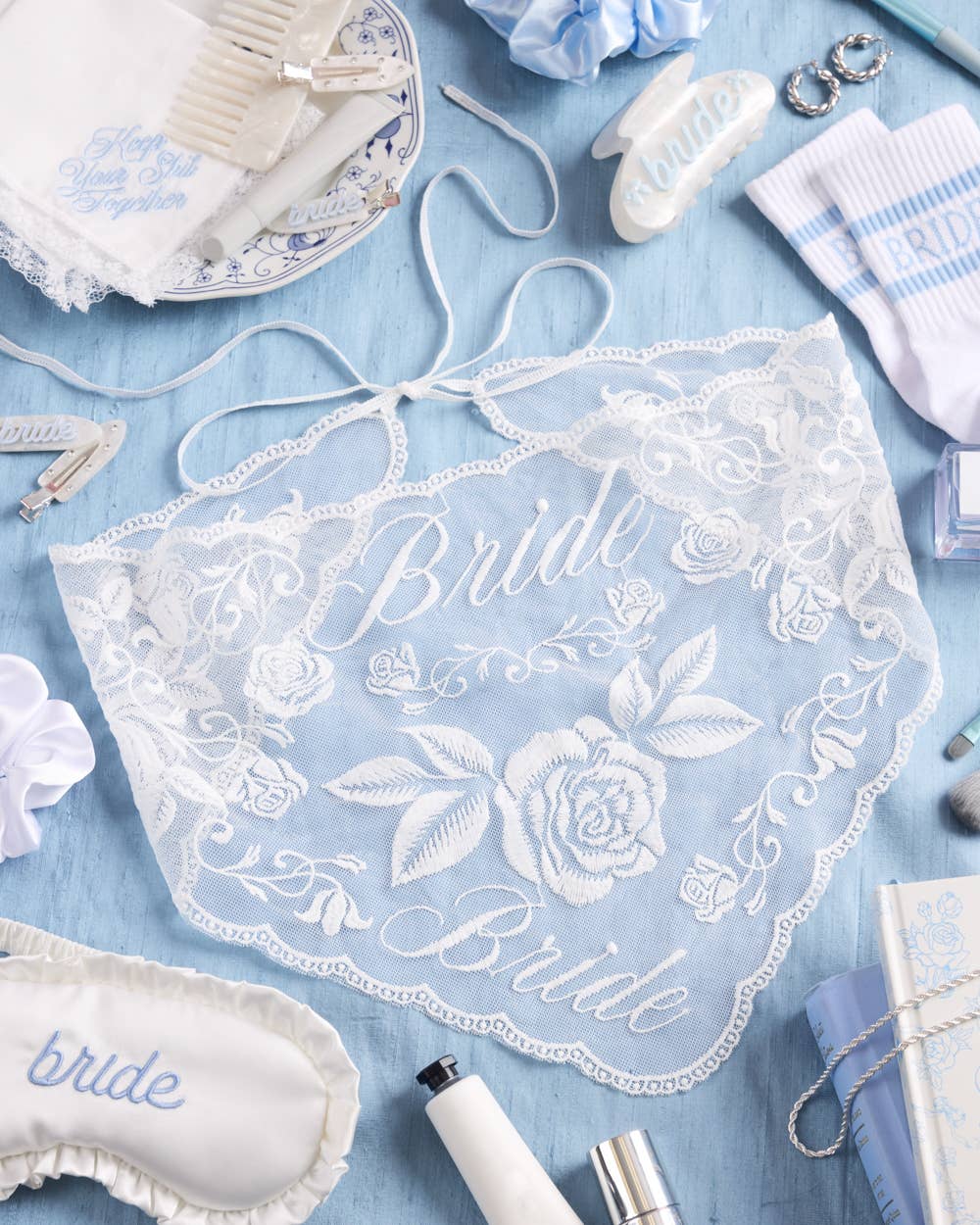 Bride Lace Headscarf