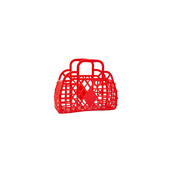 Mini Retro Basket Jelly Bag - Green