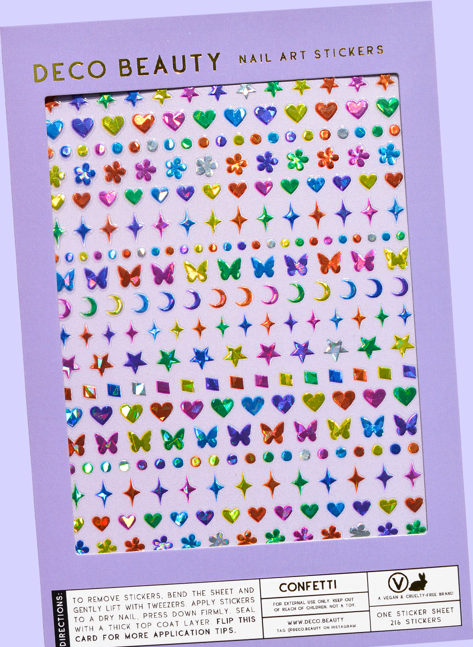 Deco Beauty Nail Art Stickers - Confetti