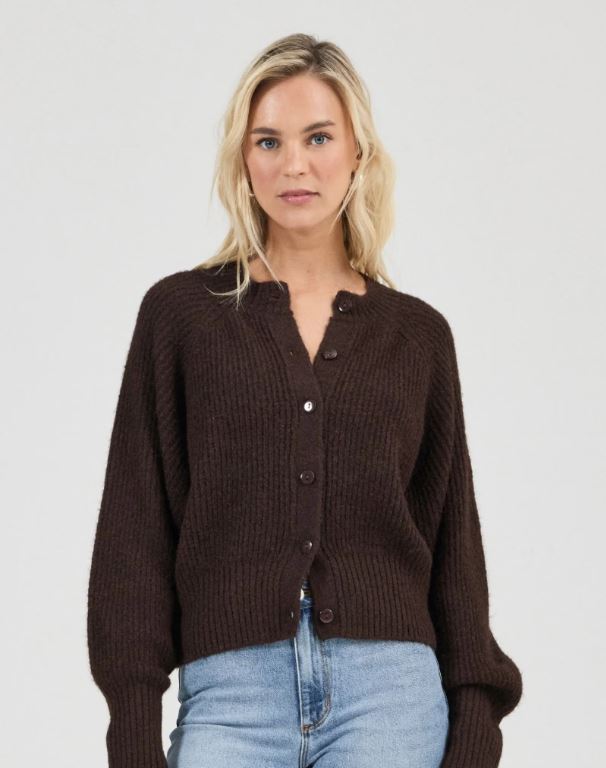 Rolla's Duchess Cardigan Espresso