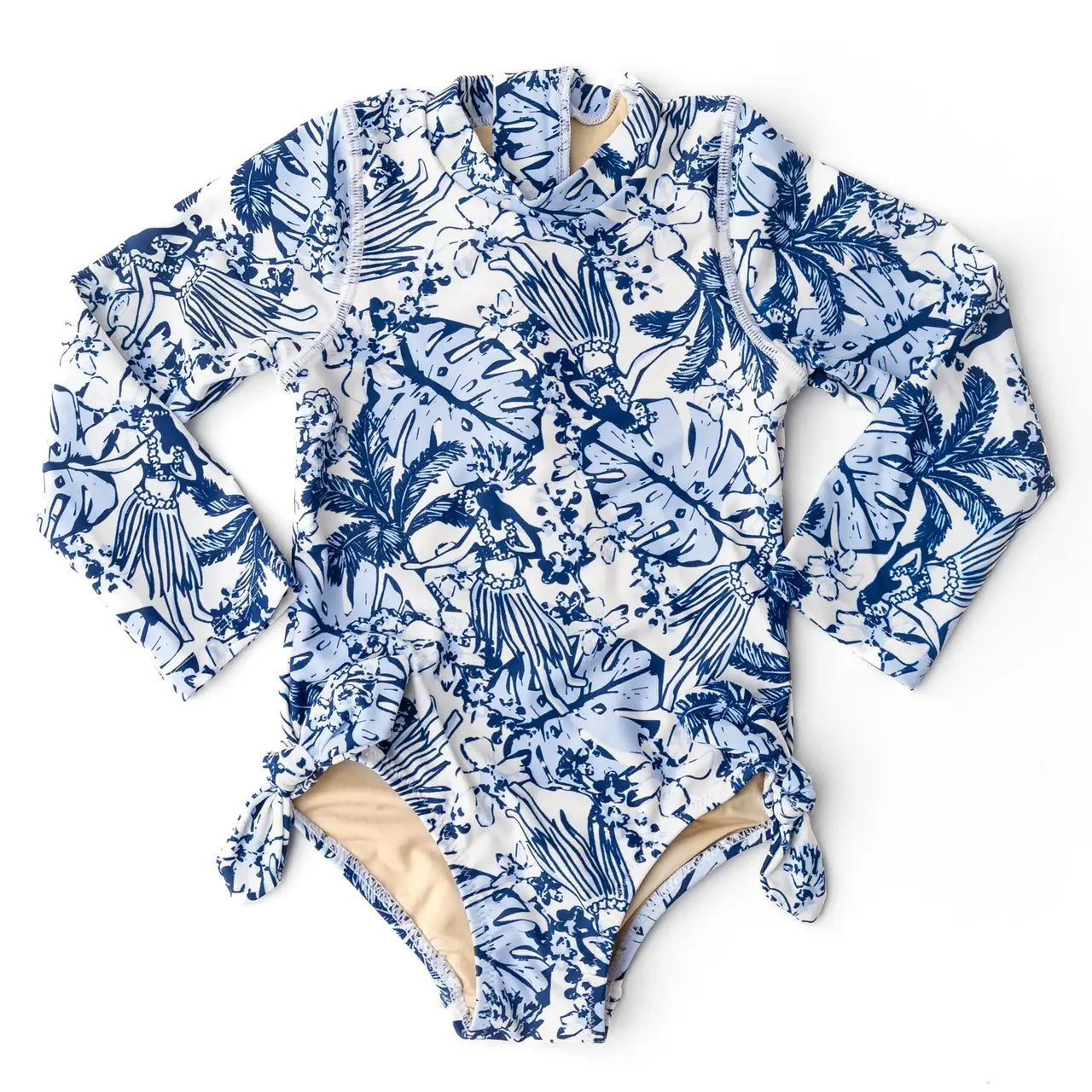Shade Critters Tiki Tides Long Sleeve One Piece Swimsuit