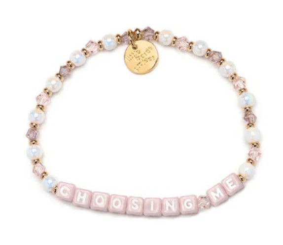 Little Words Project PInk Choosing Me Bracelet