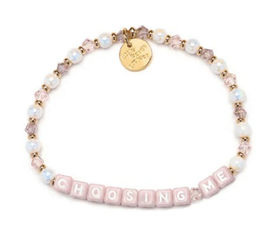 Load image into Gallery viewer, Little Words Project PInk Choosing Me Bracelet
