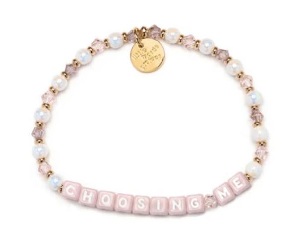 Little Words Project PInk Choosing Me Bracelet