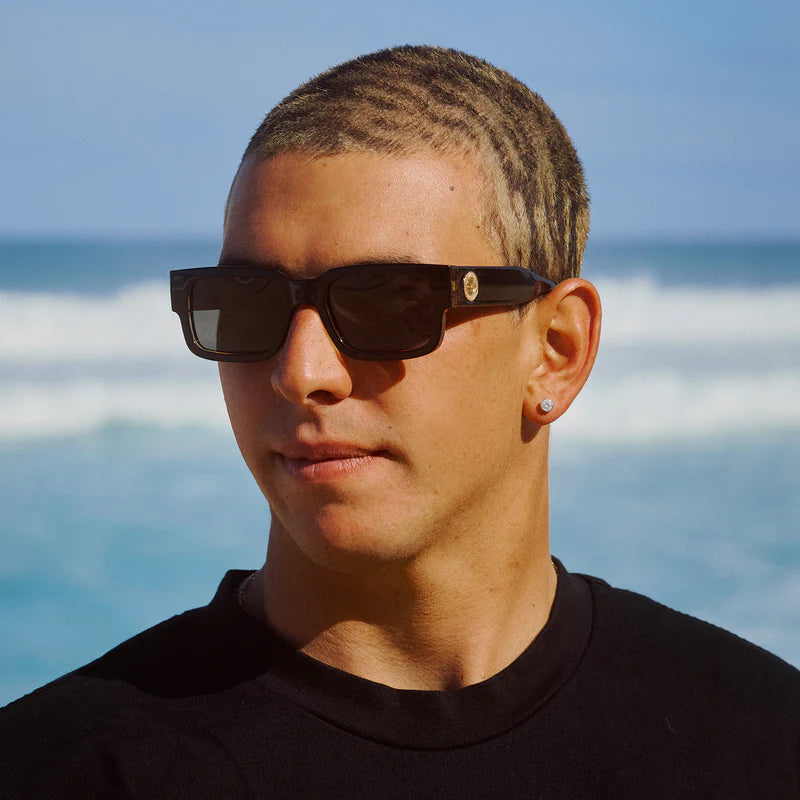 I-SEA Cole Housemand Black Leopard/Smoke Sunnies