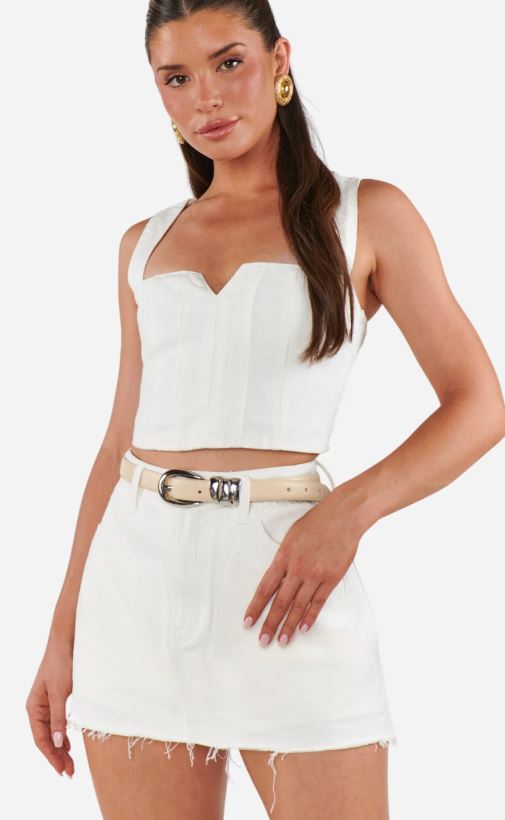 Show Me Your Mumu Crossroads Corset Top Seasalt