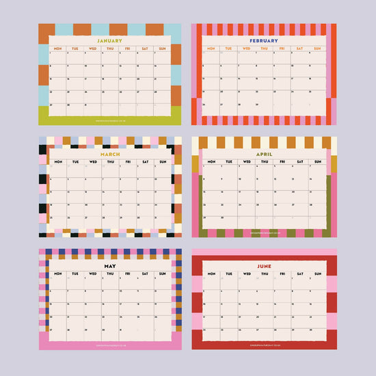 2024 Desk Calendar | Checks & Strips