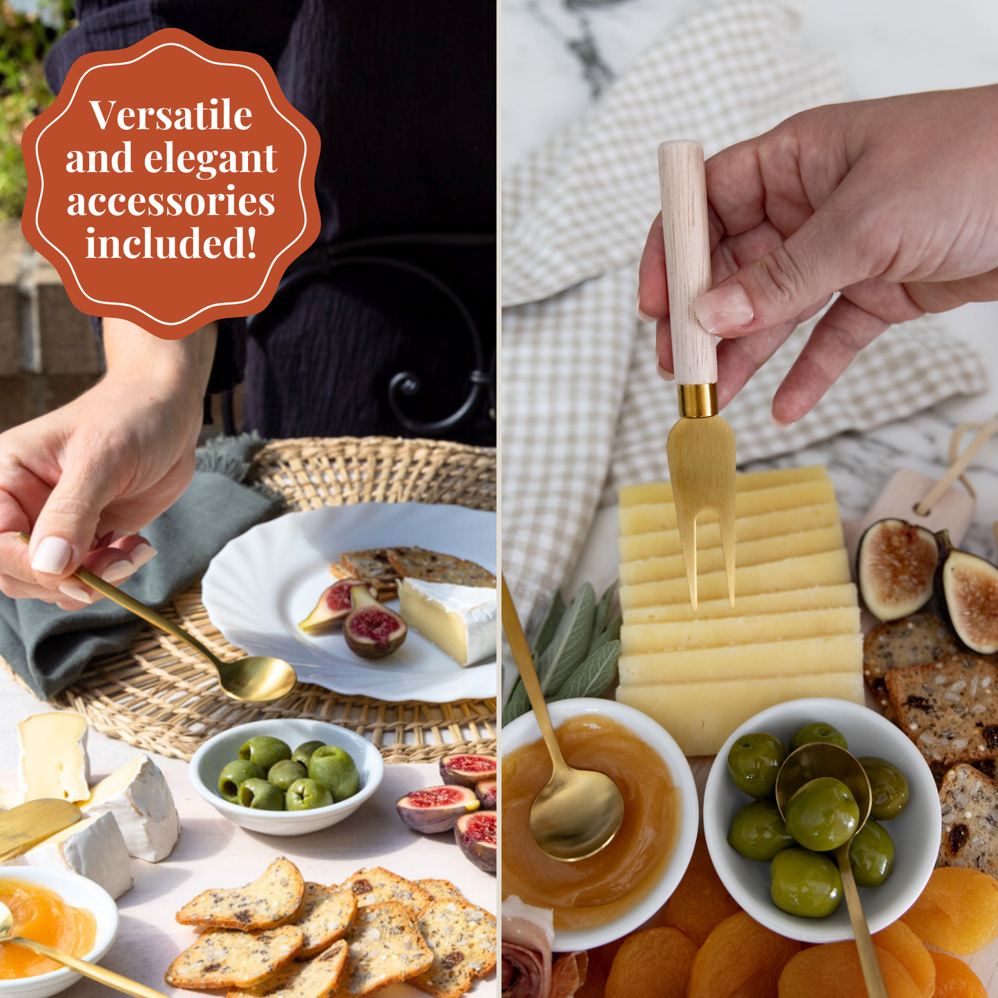 7 Piece Charcuterie Board Set