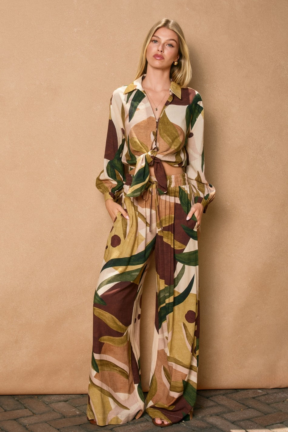 Coconut Grove Wide Leg Pants