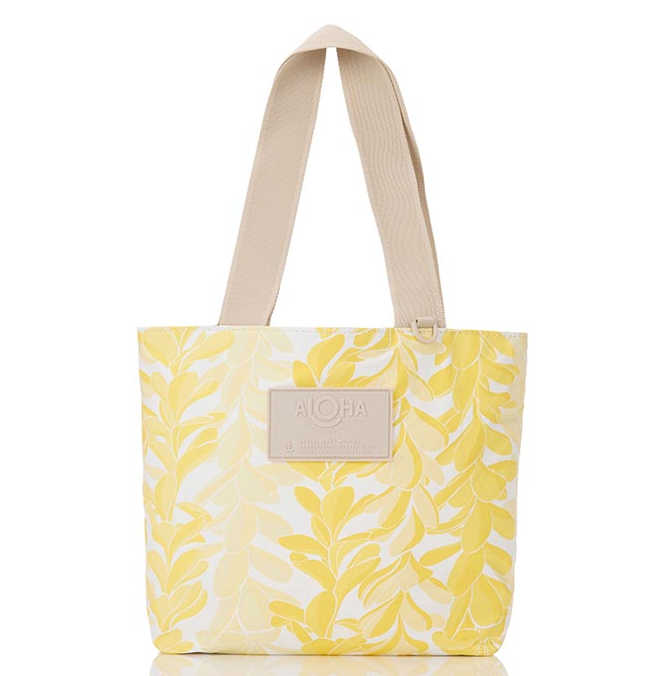 Aloha Collection Lei Stand Mini Tripper Tote Yellows