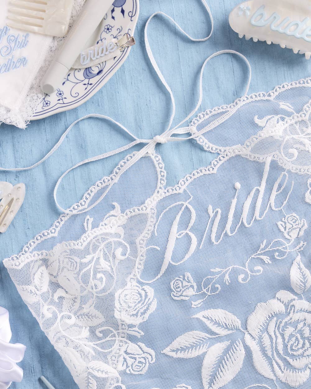 Bride Lace Headscarf