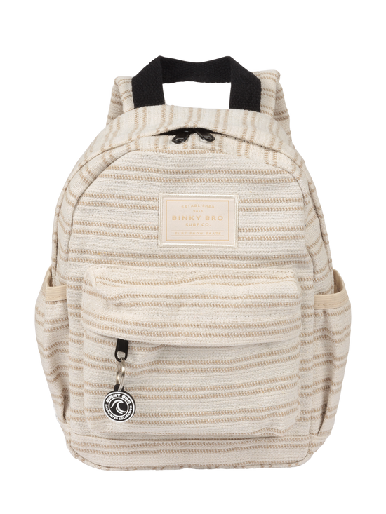 Load image into Gallery viewer, BinkyBro Backpack (Beige Canvas)
