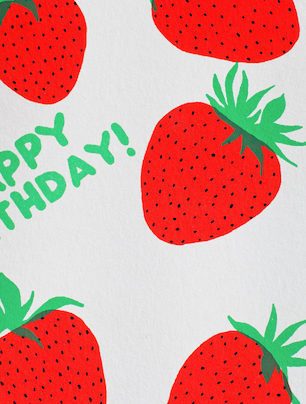 Birthday Berries Card