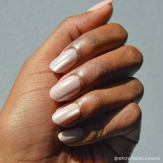 Glamnetics Pure Intentions Press-On Nails| Iridescent Hue| Natural Nail