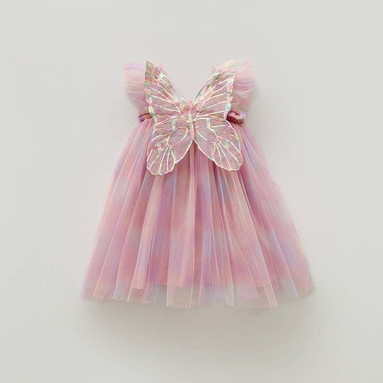 Rainbow Butterfly Wings  Dress