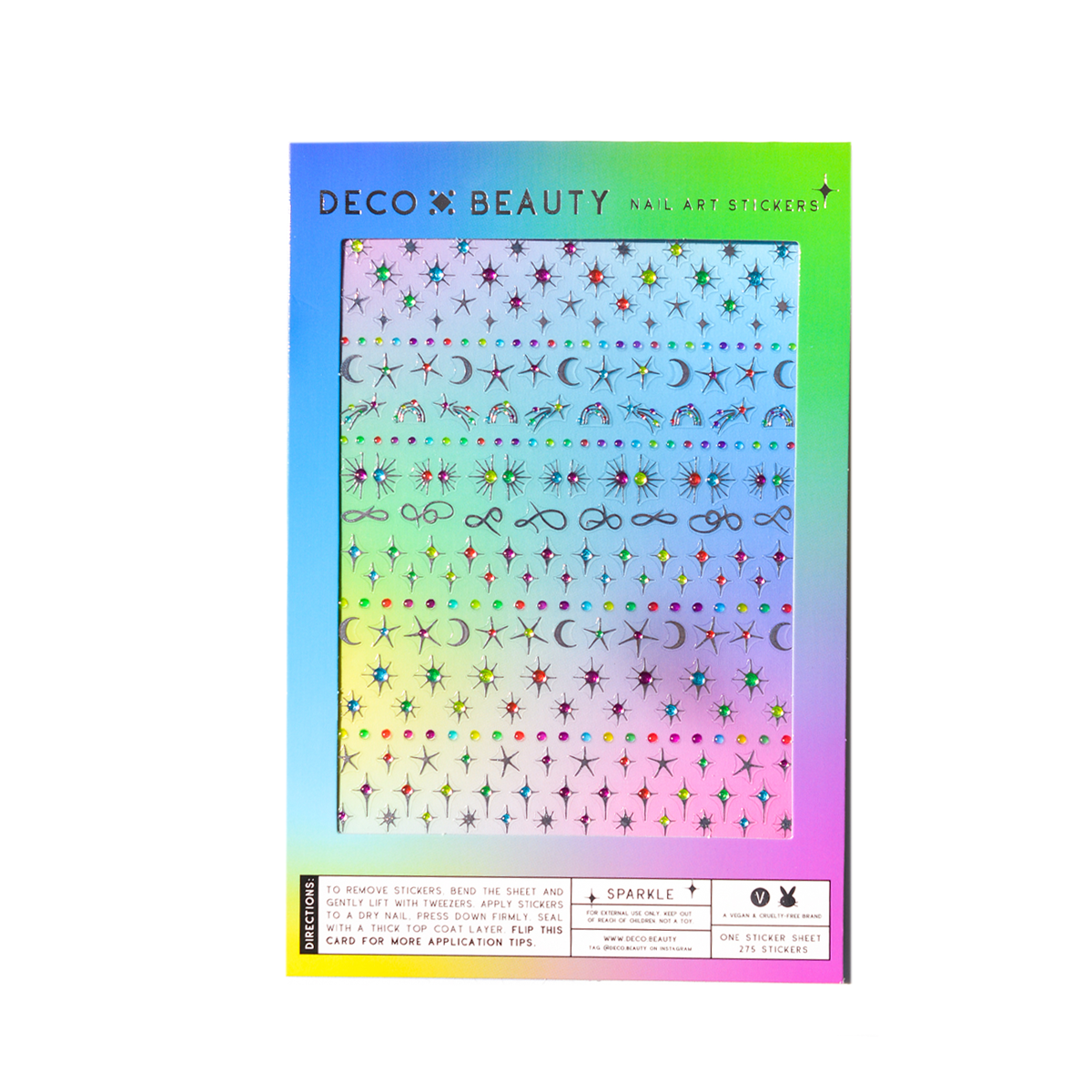 Sephora Sticker Deco Beauty Nail Art Stickers - Sparkle – The Wander Shop
