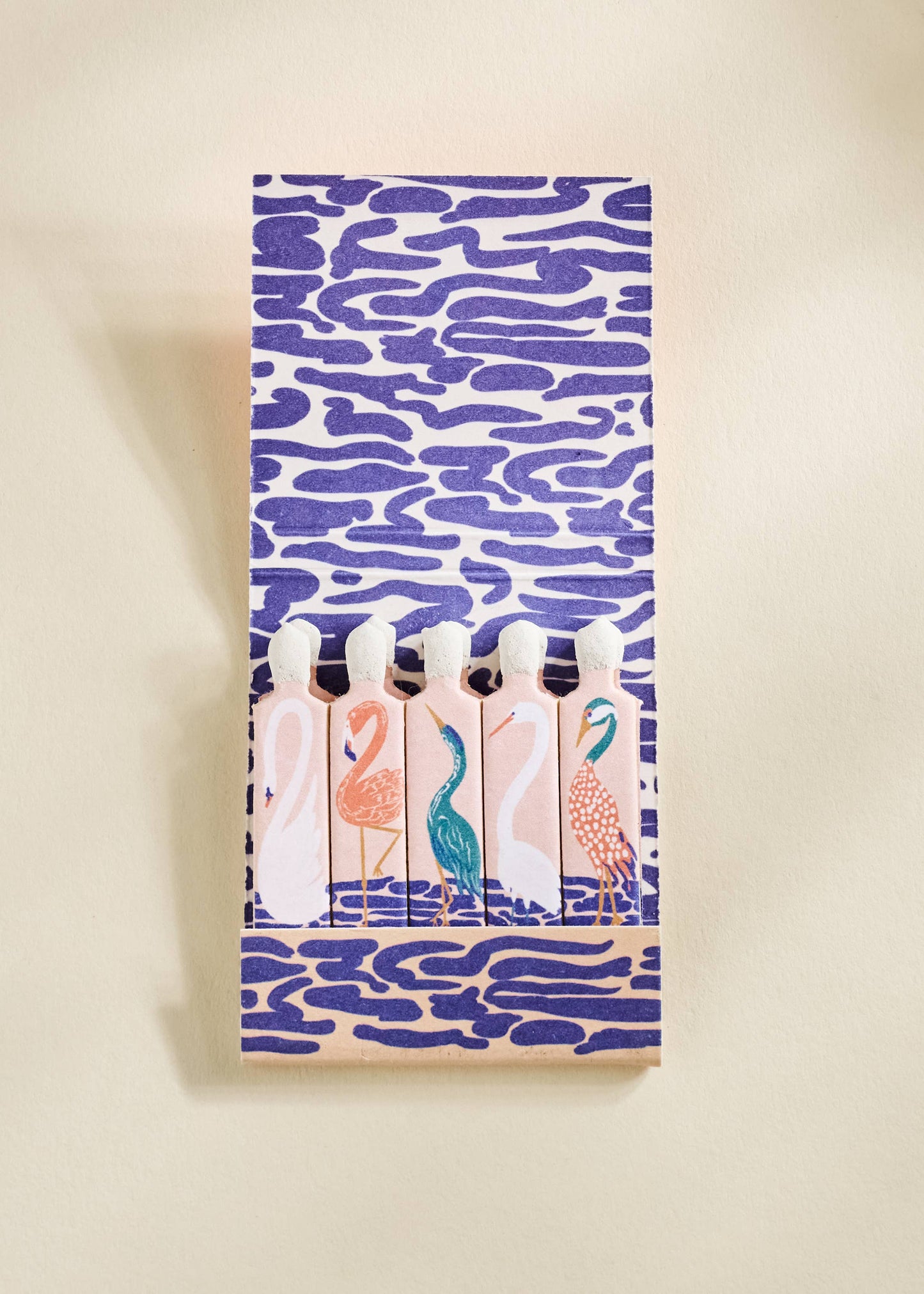Tropical Sunset Birds Printed Matchbook