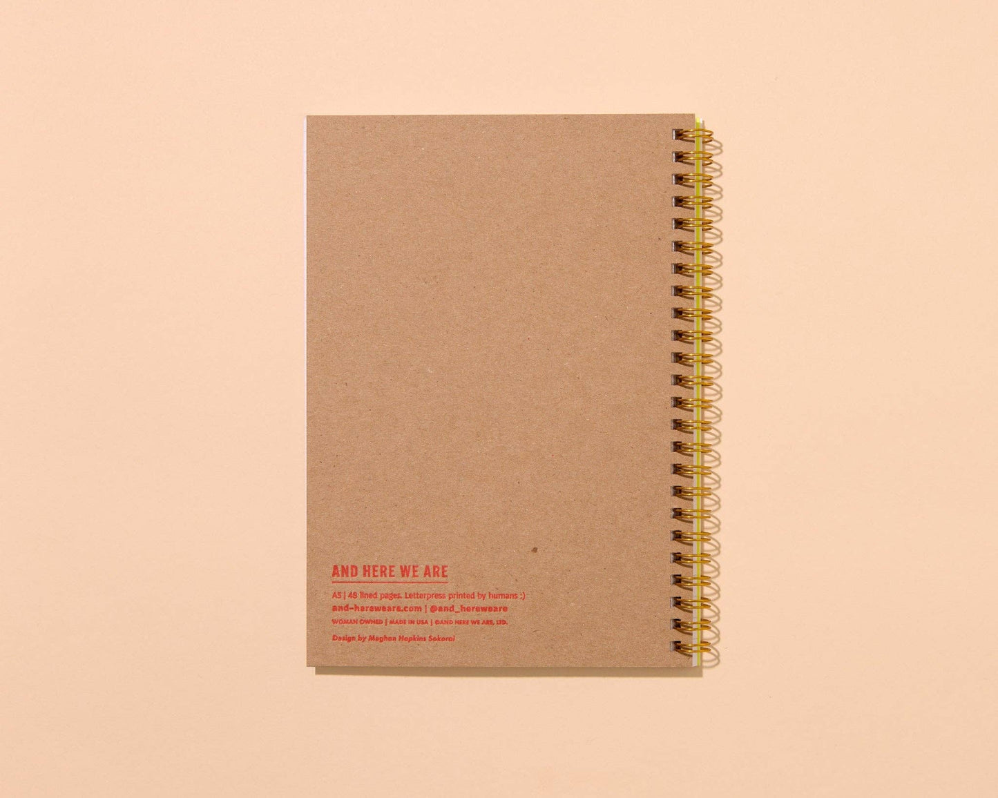 Green Olive Spiral Notebook