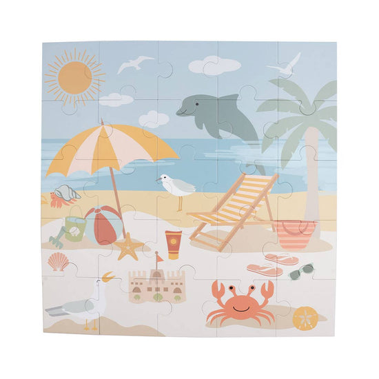 Beach Day Summer Kids 25 Piece Puzzle