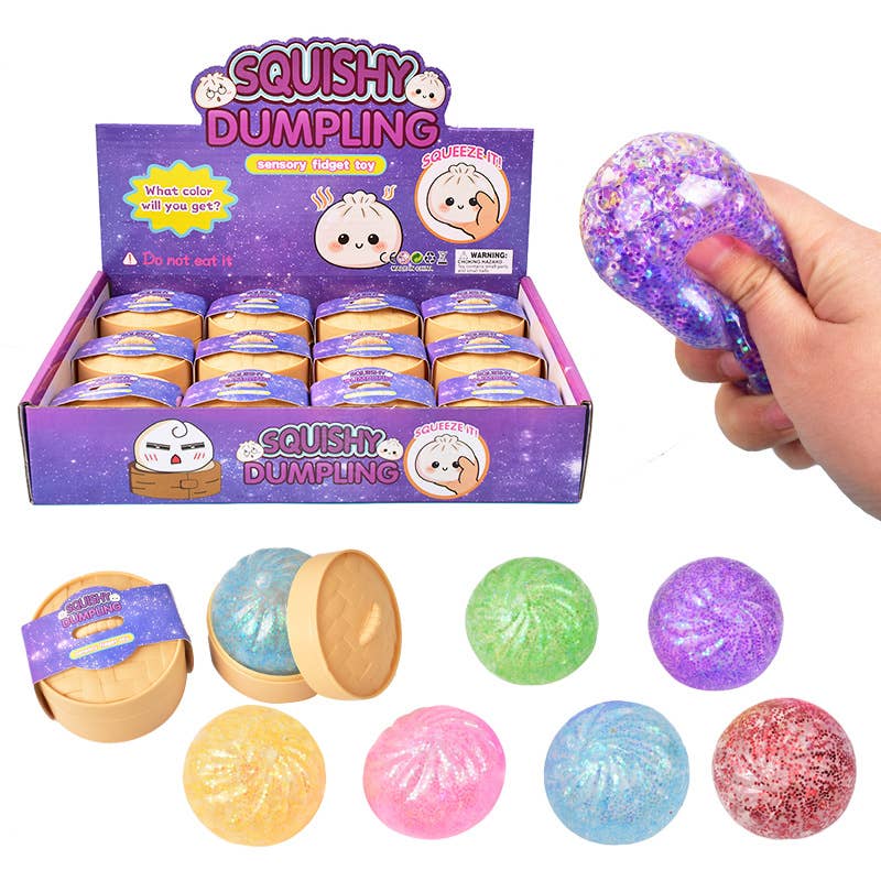 Mystery Squishy Dumpling Bao Bun Fidget Toy
