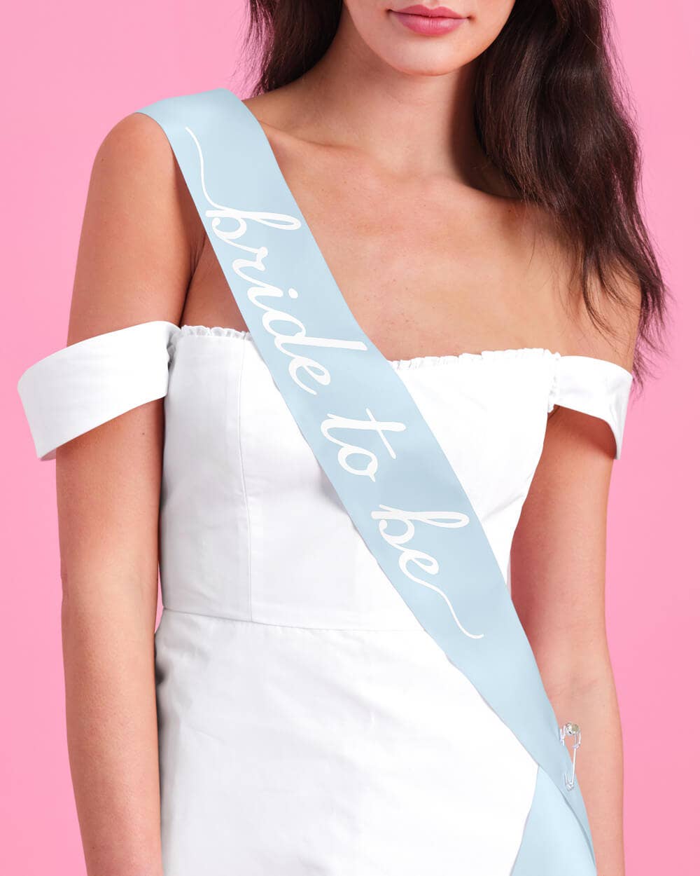 Bride To Be Something Blue Sash