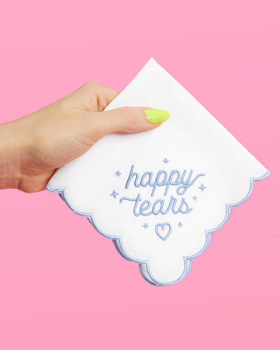 Bride Happy Tears Handkerchief