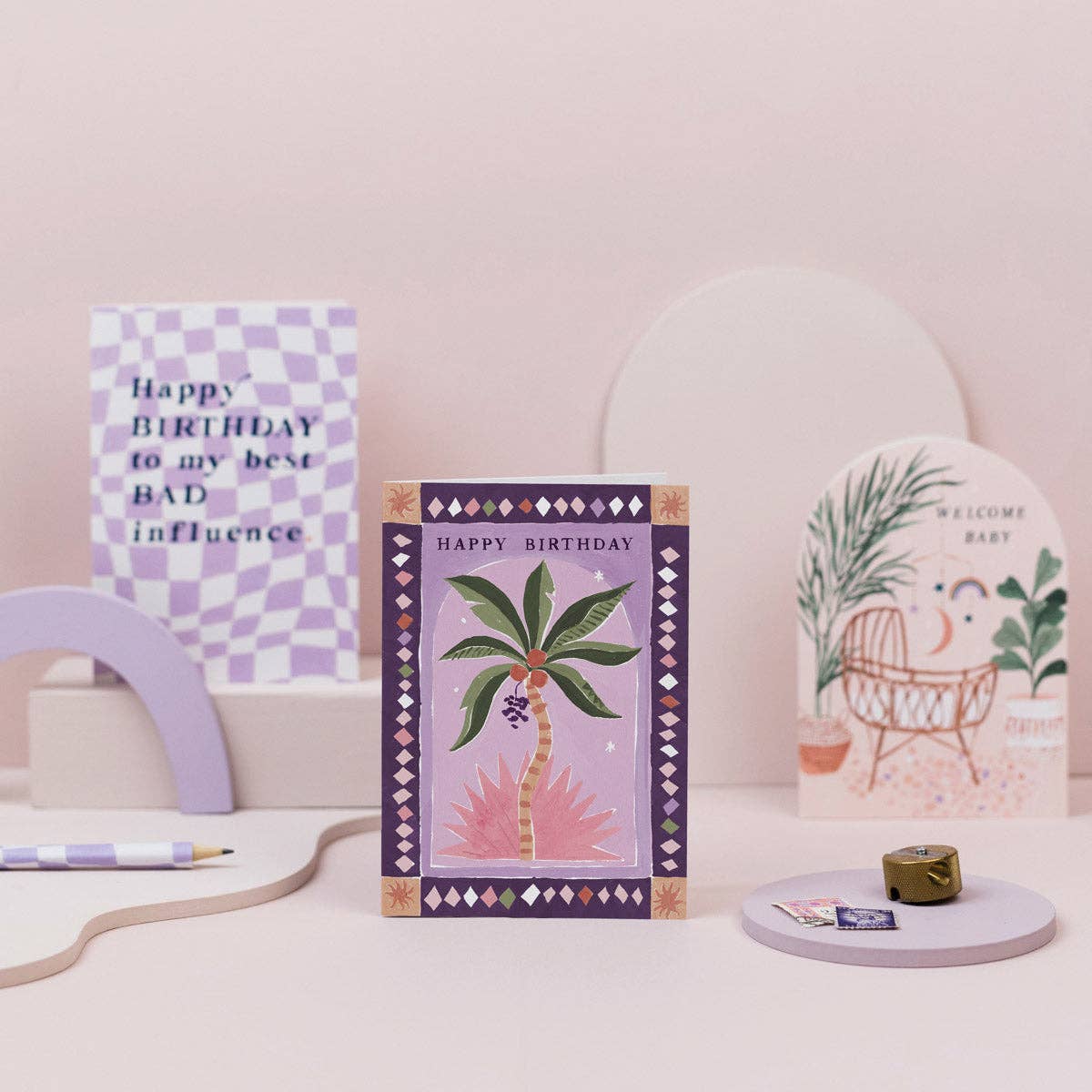 Tropical Summer Birthday Card