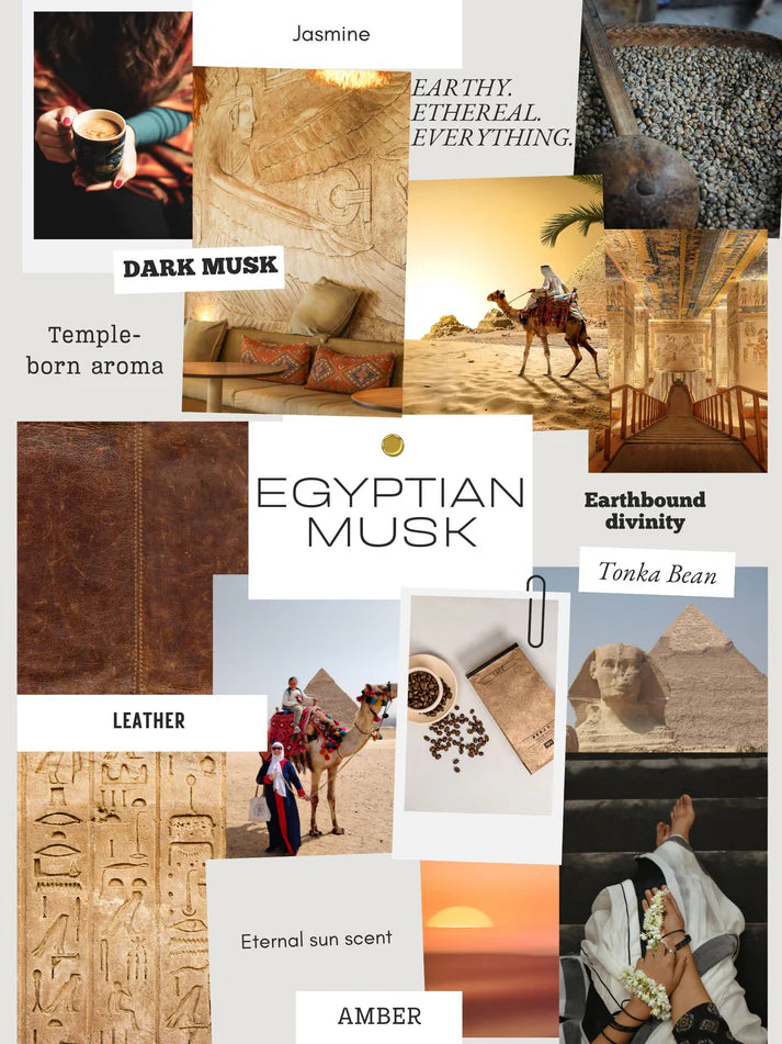 Wallflower Shoppe Concrete Candle Egyptian Musk