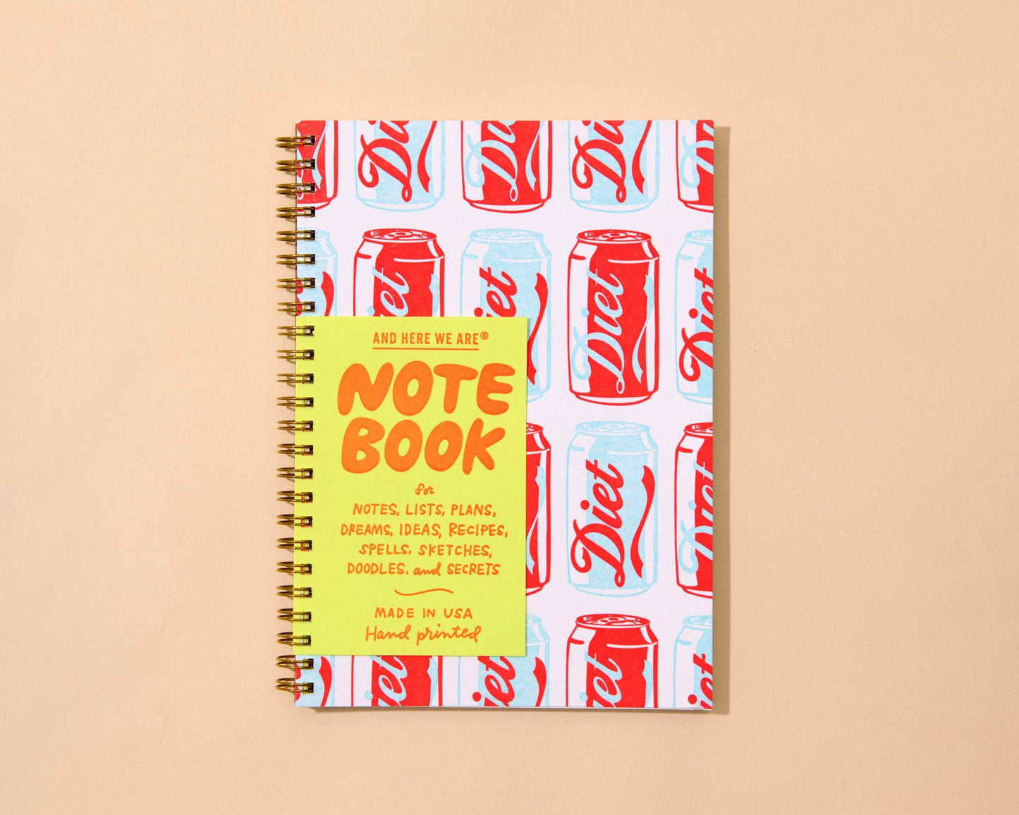 Diet Soda Spiral Notebook